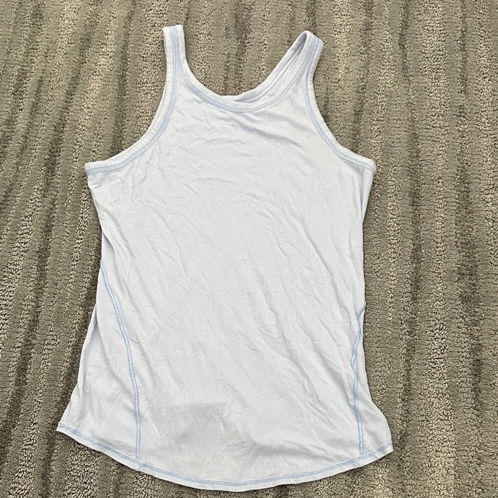 Lululemon Athletica White Tank Top